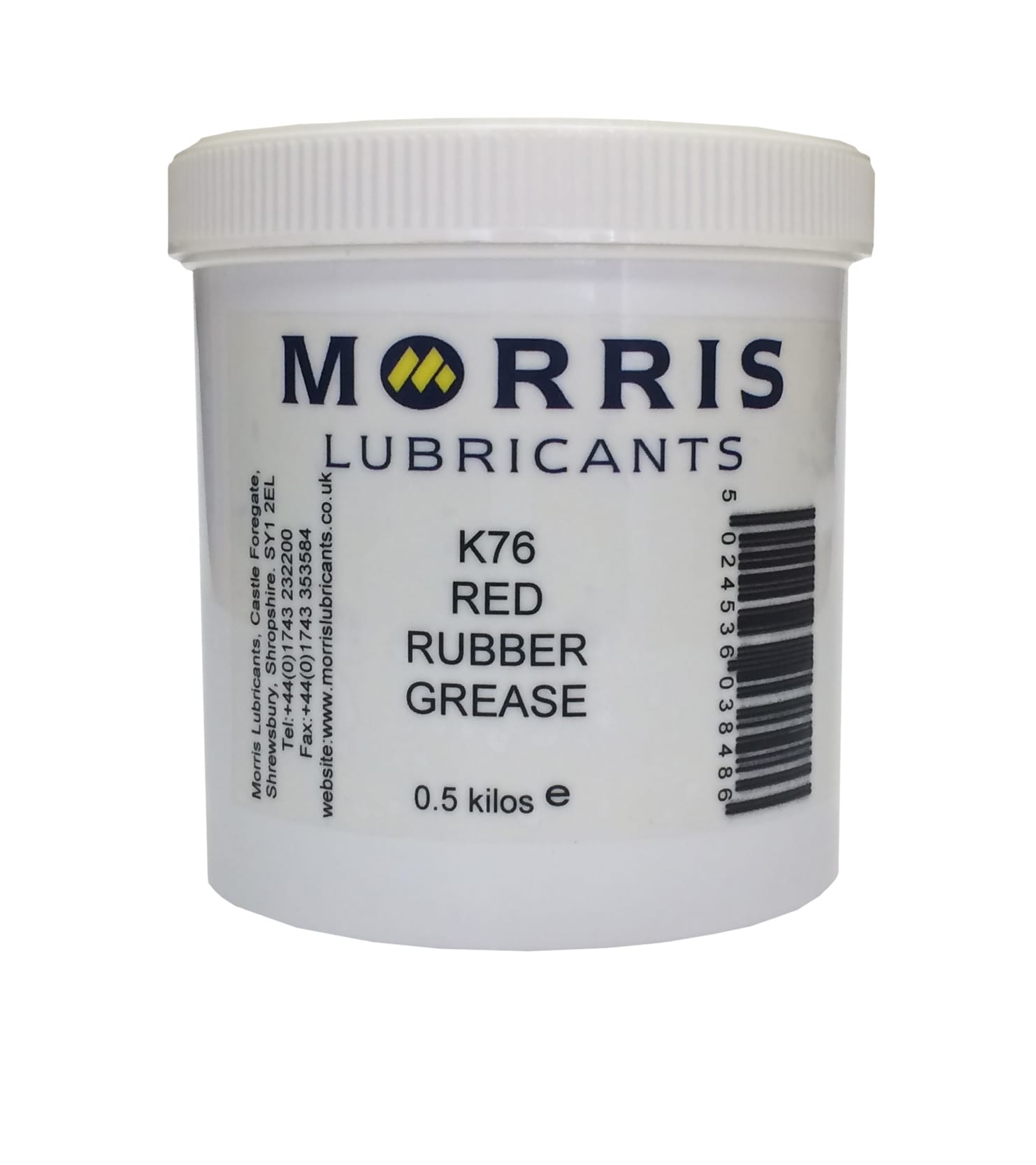 Morris K76 Red Rubber Grease 500gm (tub)